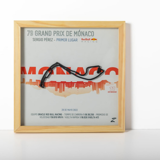 Cuadro GP Mónaco F1 - Edición Especial Checo Pérez